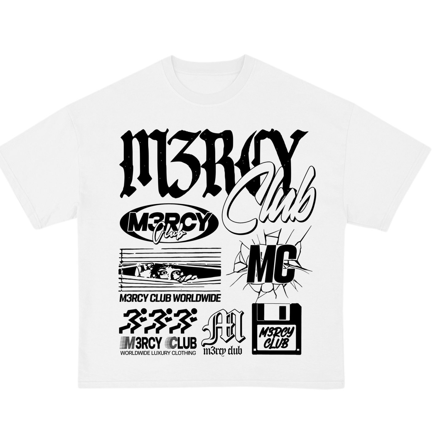 M3RCY CLUB TEE