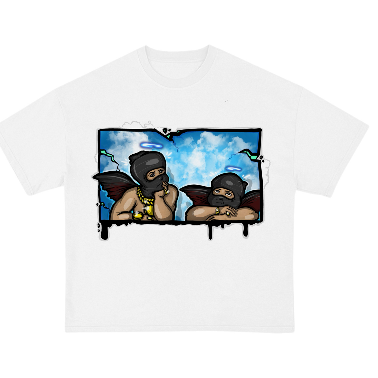 HAVE M3RCY "Angels" Heavyweight Unisex T-Shirt