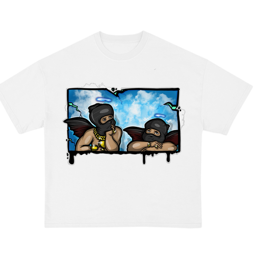 HAVE M3RCY "Angels" Heavyweight Unisex T-Shirt
