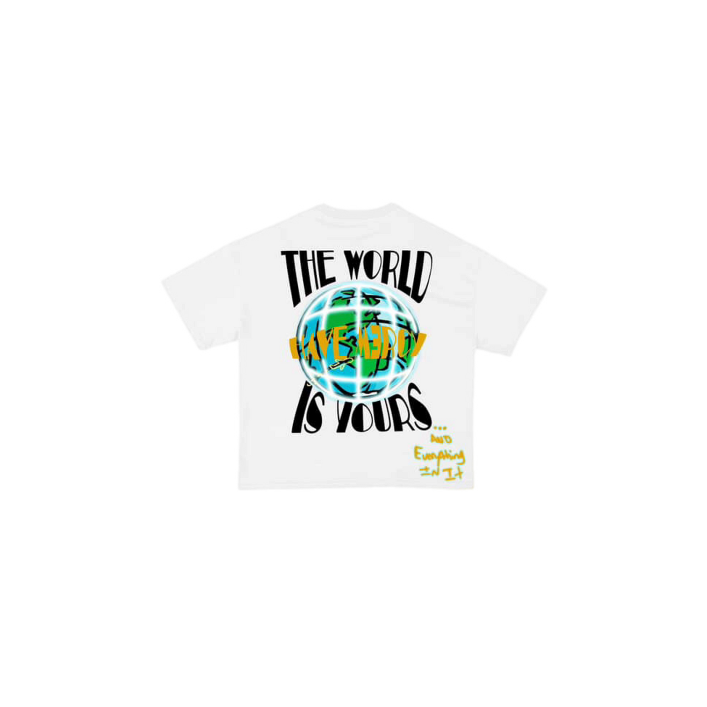 The World Is Yours White Tee